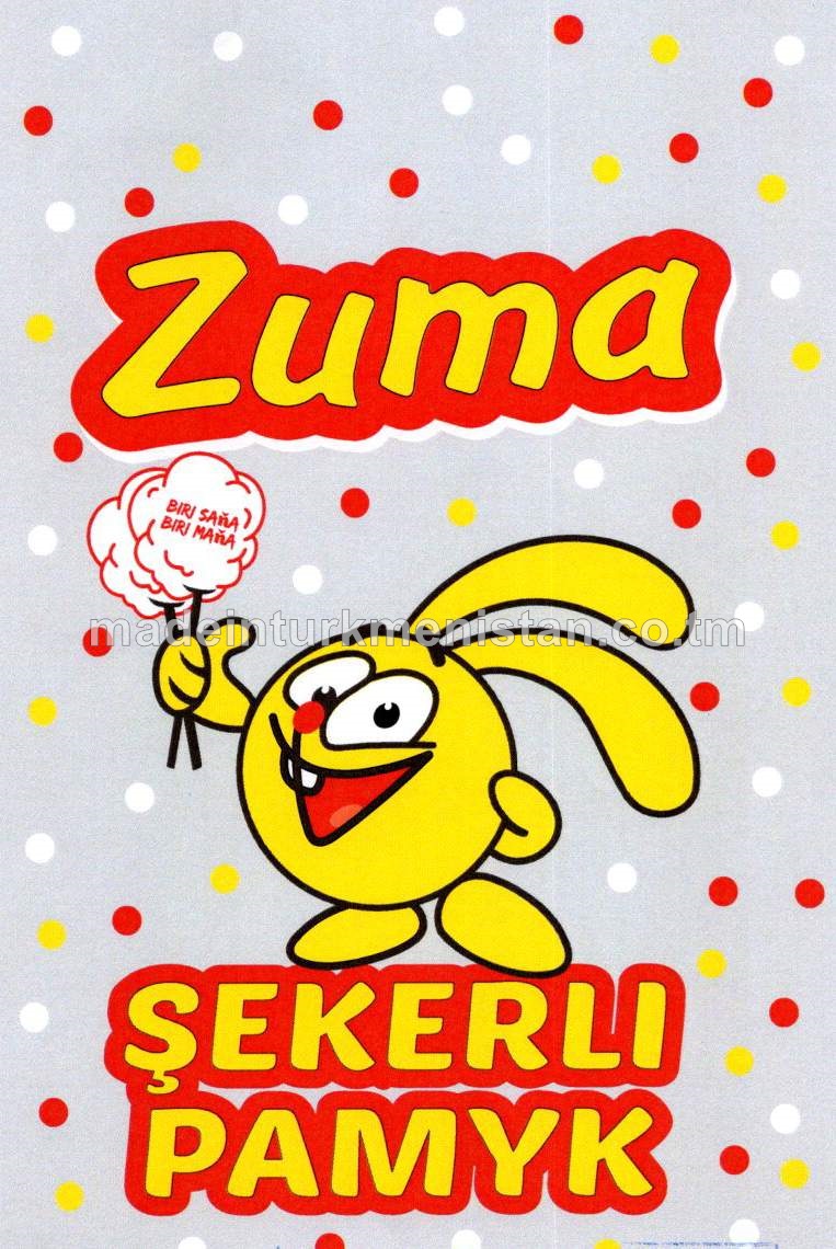 "Zuma" alma ýakymly ysly şekerli pamyk