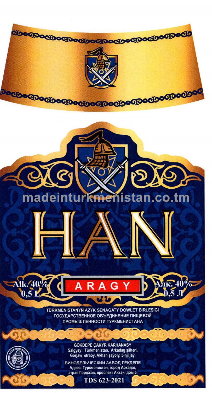 "Han" aragy. Alk:40%