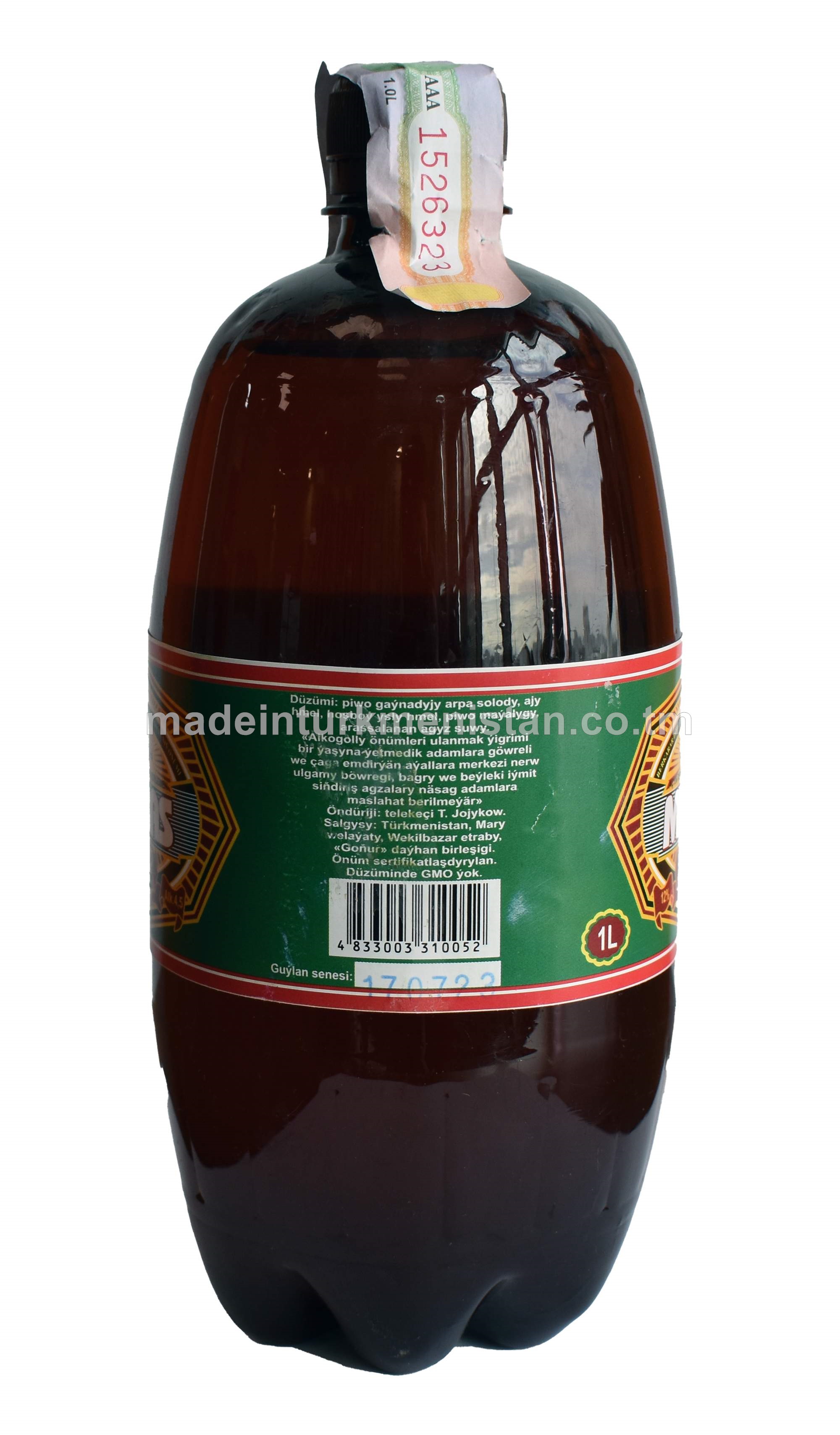 "Miras" açyk reňkli pasterizirlenen süzülen piwo