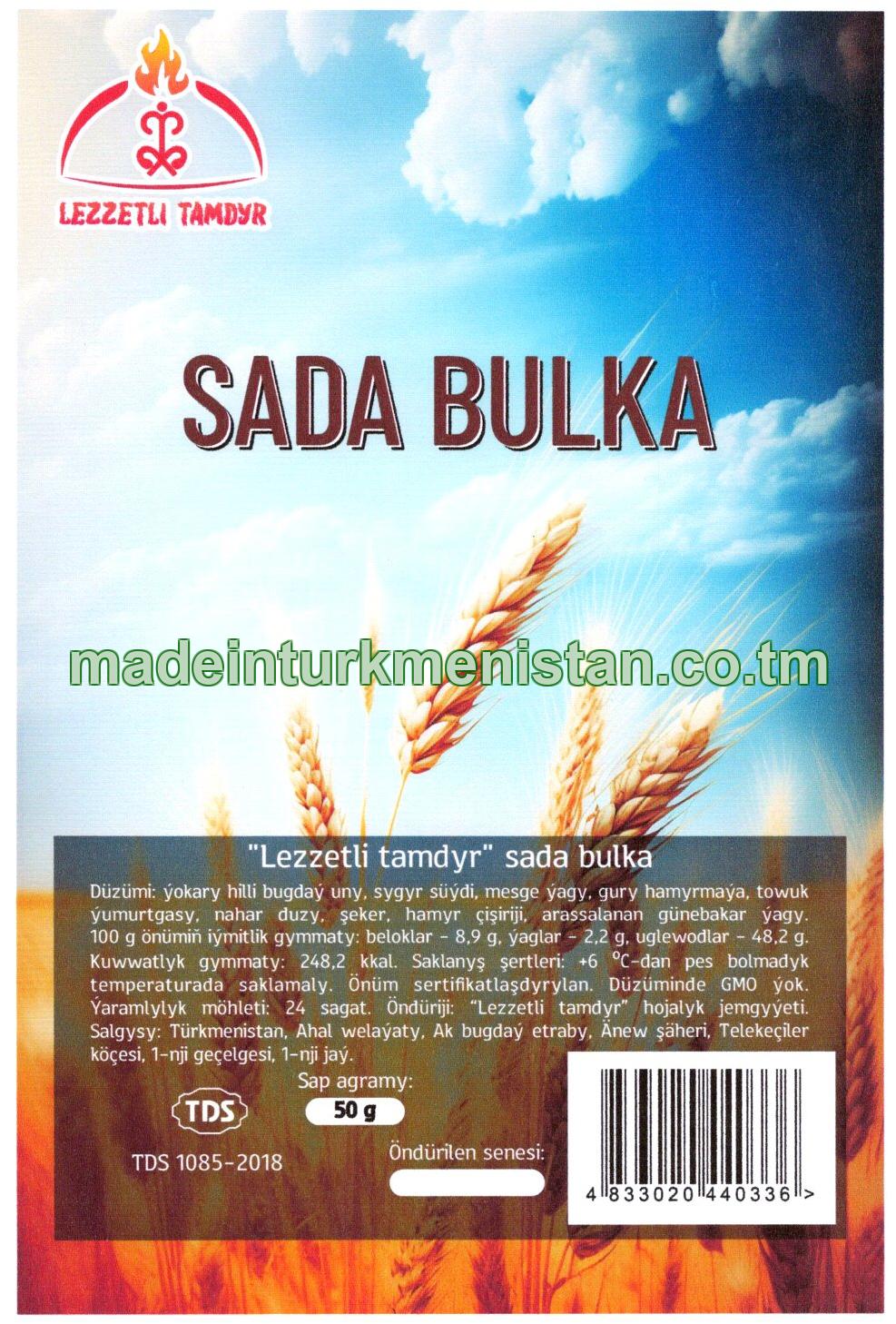 "Lezzetli tamdyr" sada bulka