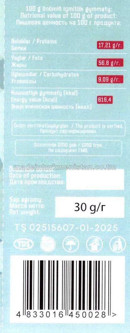 Duzlanan günebakar çigidi