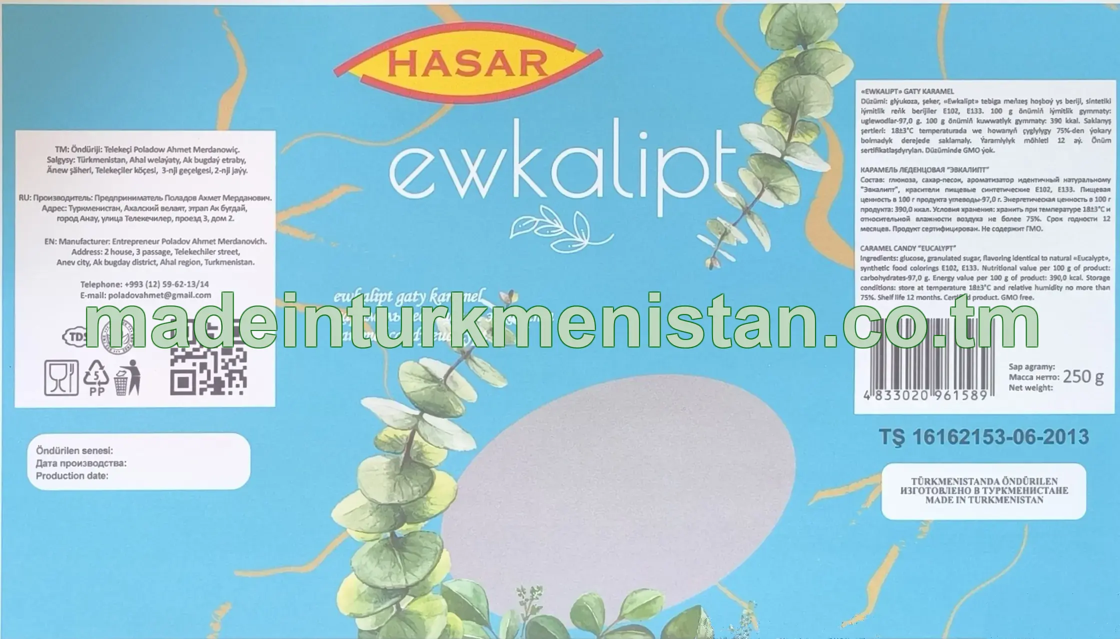 "Ewkalipt" gaty karamel