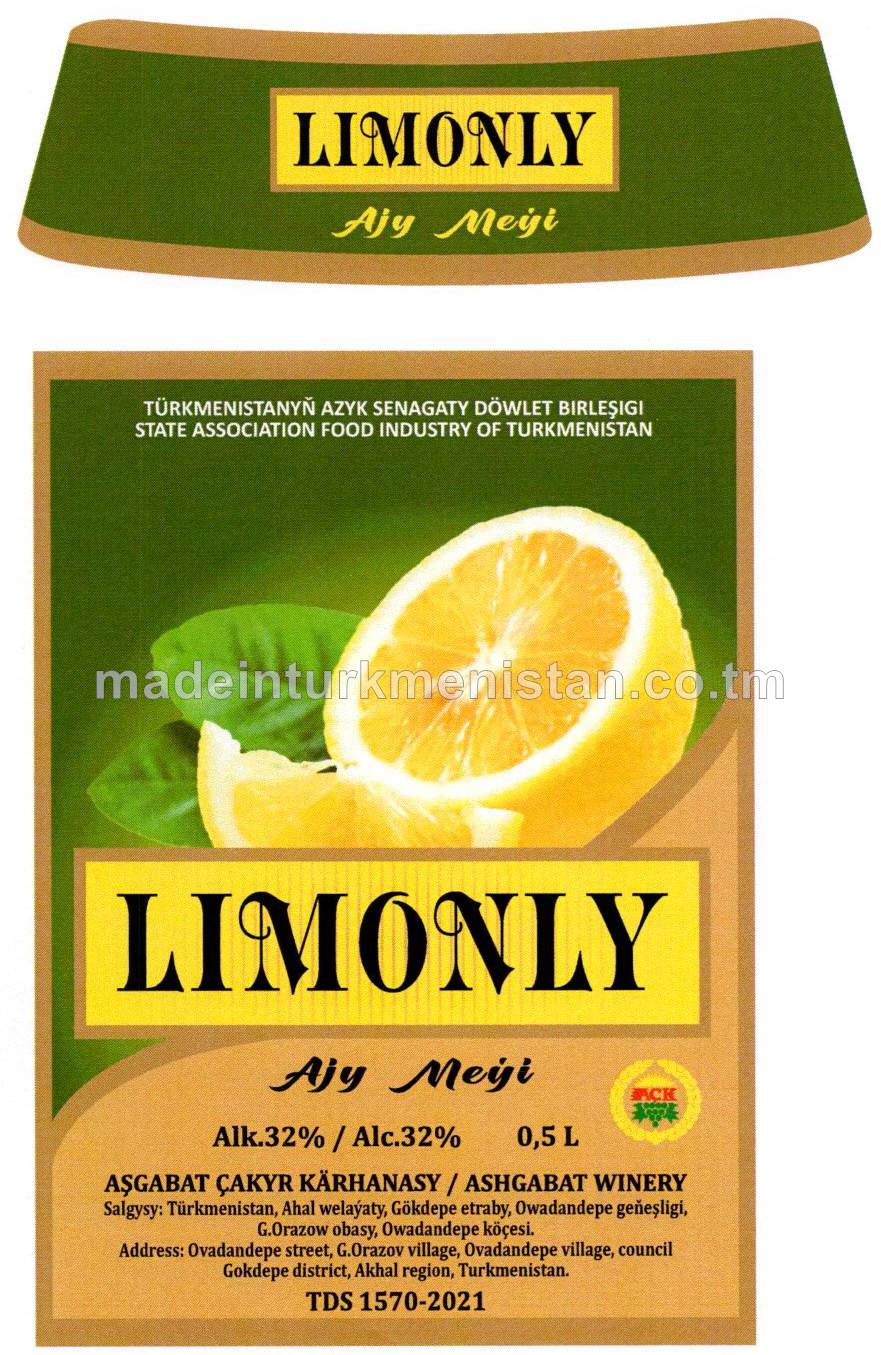 "Limonly" ajy meýi. Alk: 32%