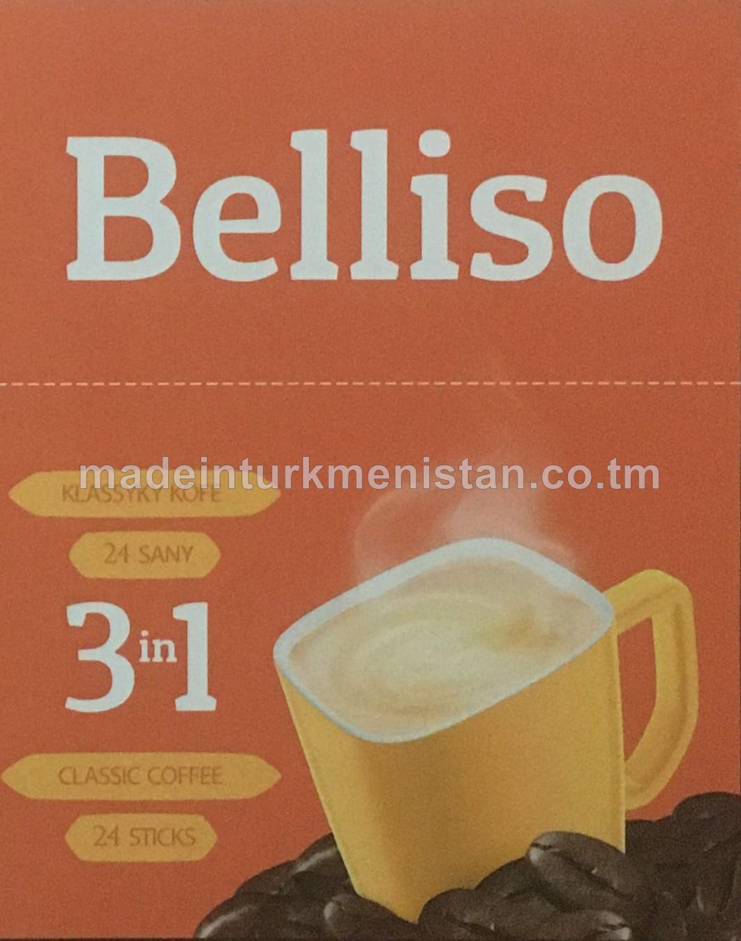 Klassyky tiz ereýän kofe içgisi 3-si 1-de (24sanyx15g)