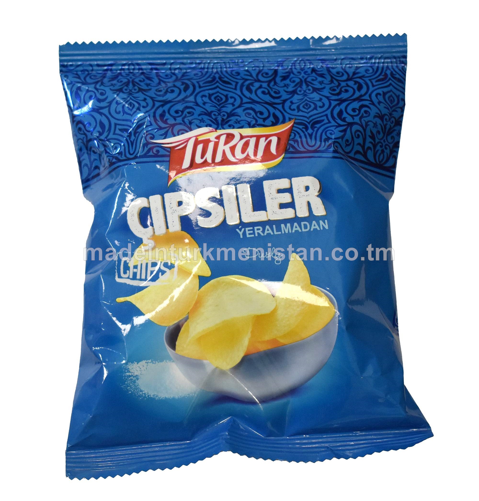 Ýeralmadan duzly çipsiler