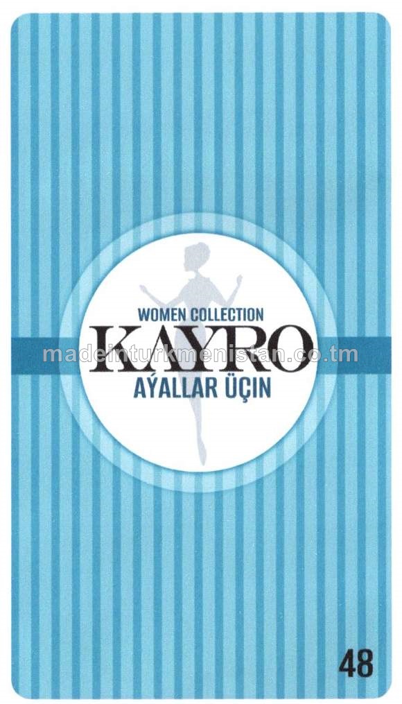 Aýallaryň trikotaž matadan trusysy. Modeli: T9000, artikul: 1, ölçegi: 48