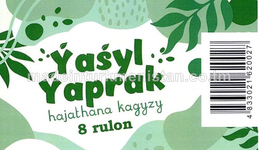 Rulon görnüşli bir gatly "A" toparly hajathana kagyzy. Uzynlygy 20m. Ini 90mm