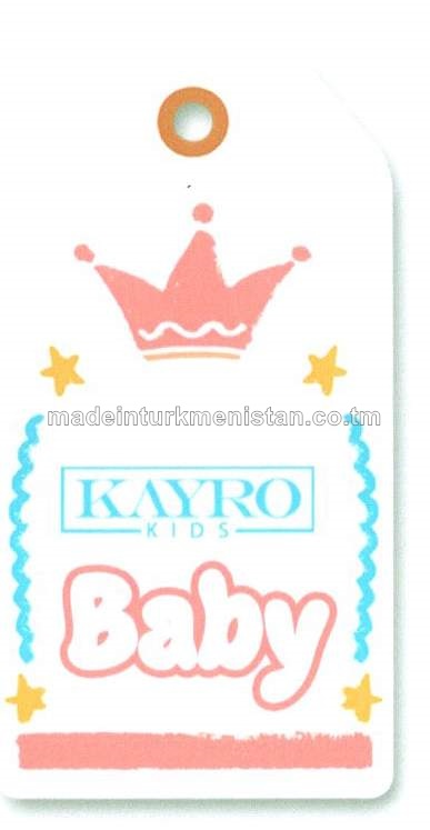 Mekdebe çenli ýaşly gyzlaryň trikotaž matadan fufaýkasy. Modeli: F1000, artikul: 1, ölçegi: 30