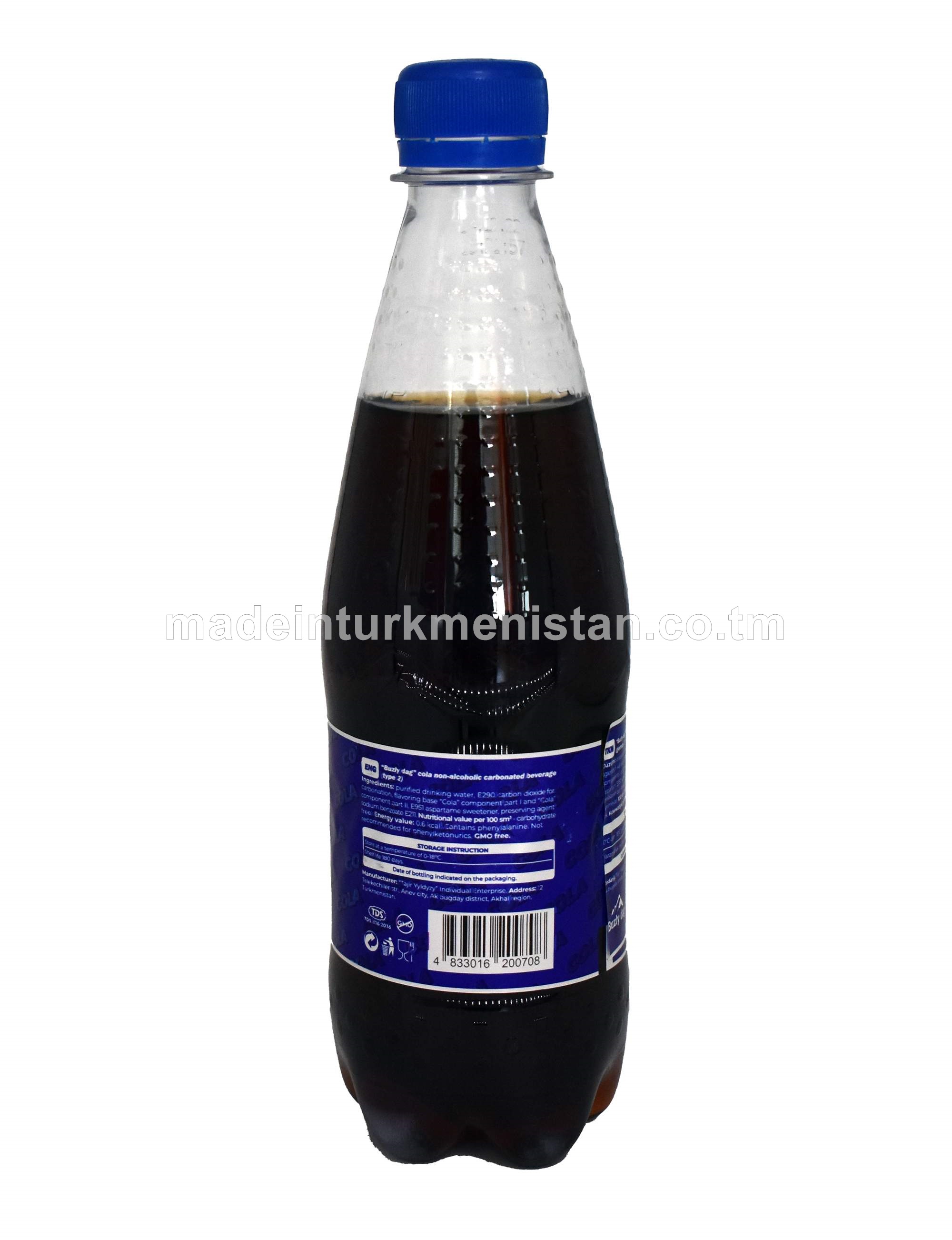 Kola alkogolsyz gazlandyrylan içgi