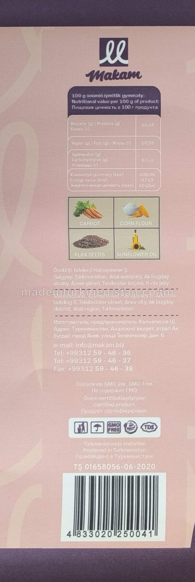 "Fam" käşirli çörek taýajyklary