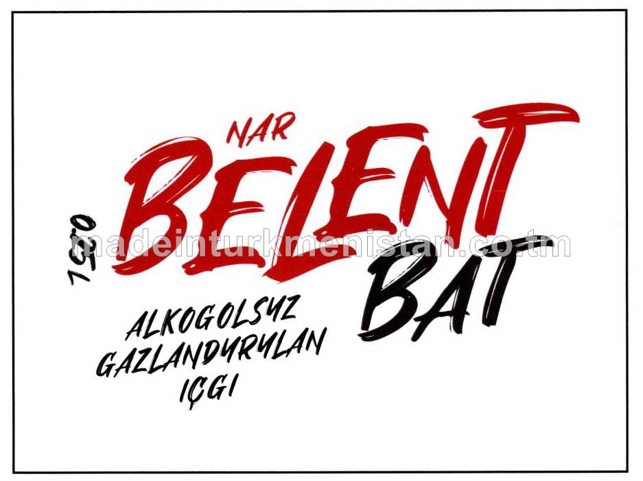 Nar tagamly "Belent Bat" alkogolsyz gazlandyrylan içgi