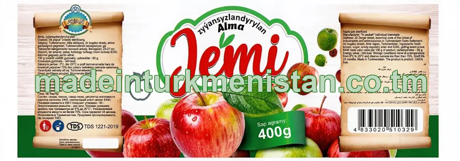 Alma zyýansyzlandyrylan jemi 