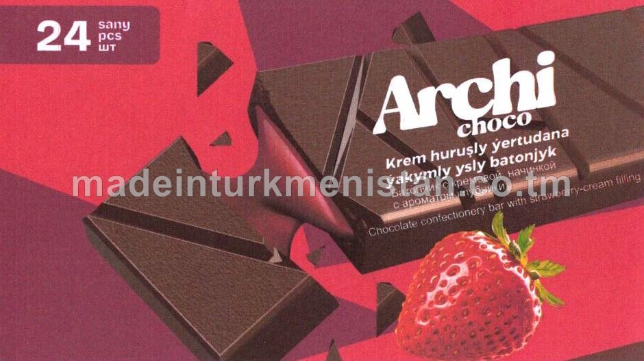 Krem huruşly ýertudana ýakymly ysly batonjyk (24 sany*20 g)