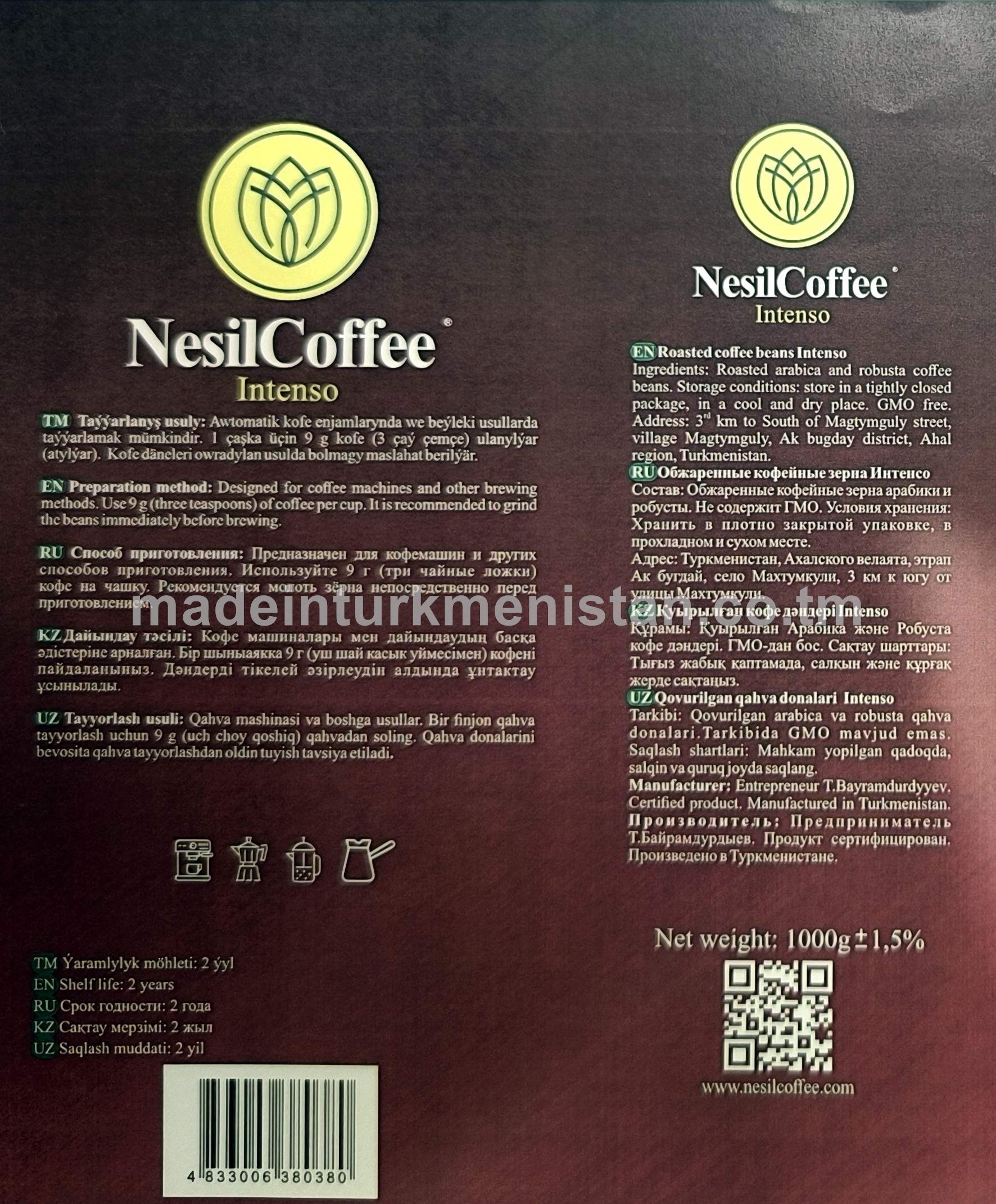 "NesilCoffee" Intenso gowrulan kofe