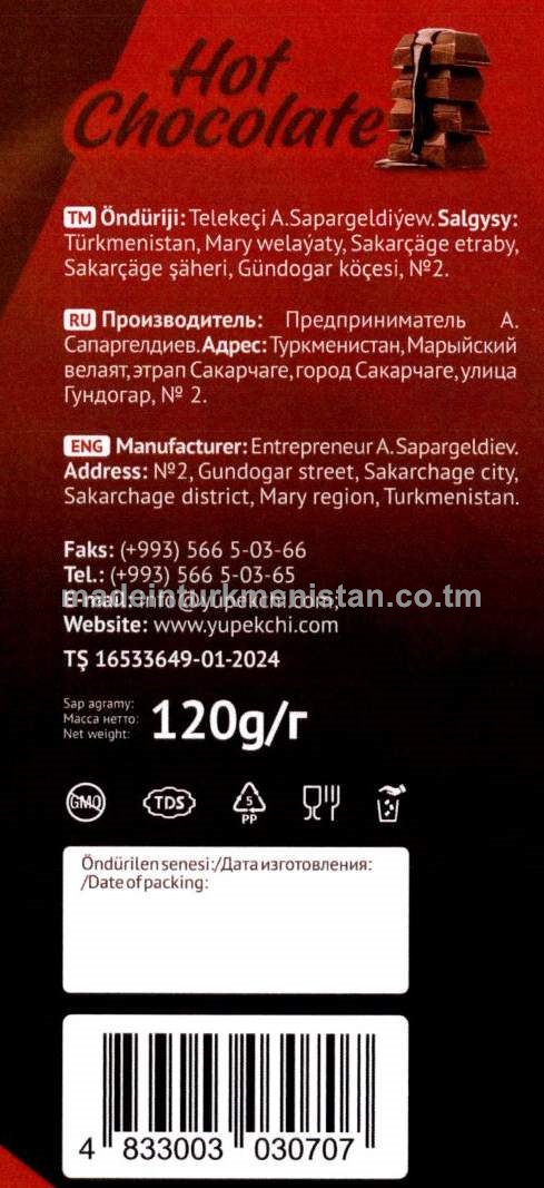 "Real" şokolad tagamly mekgejöwen patragy