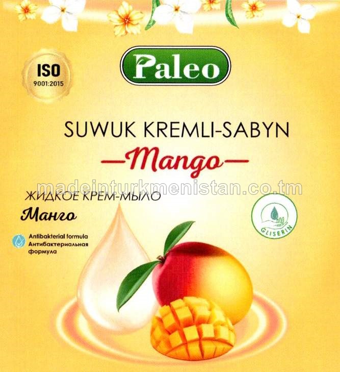 Suwuk kremli-sabyn "Mango". Antibakterial formula