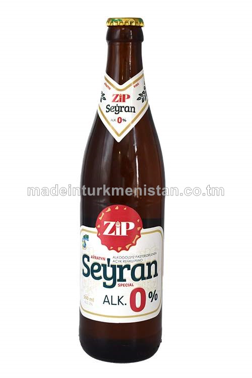"Seýran" Aýratyn pasterizirlenen açyk reňkli alkogolsyz piwo