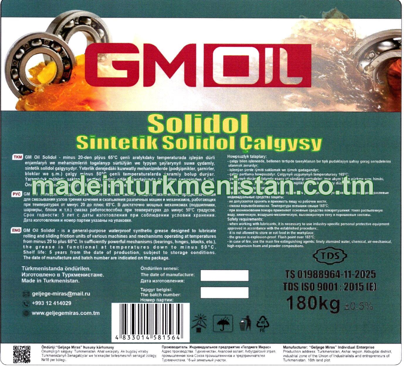 Solidol Sintetik Solidol Çalgysy