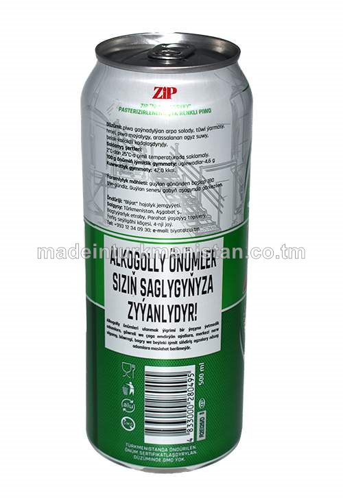 ZIP "№5 Klassyky" pasterizirlenen açyk reňkli piwo