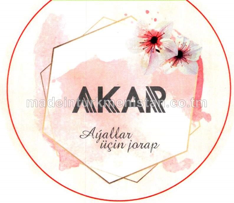 Aýallar üçin jorap, ölçegi: 23-25 (36-38)