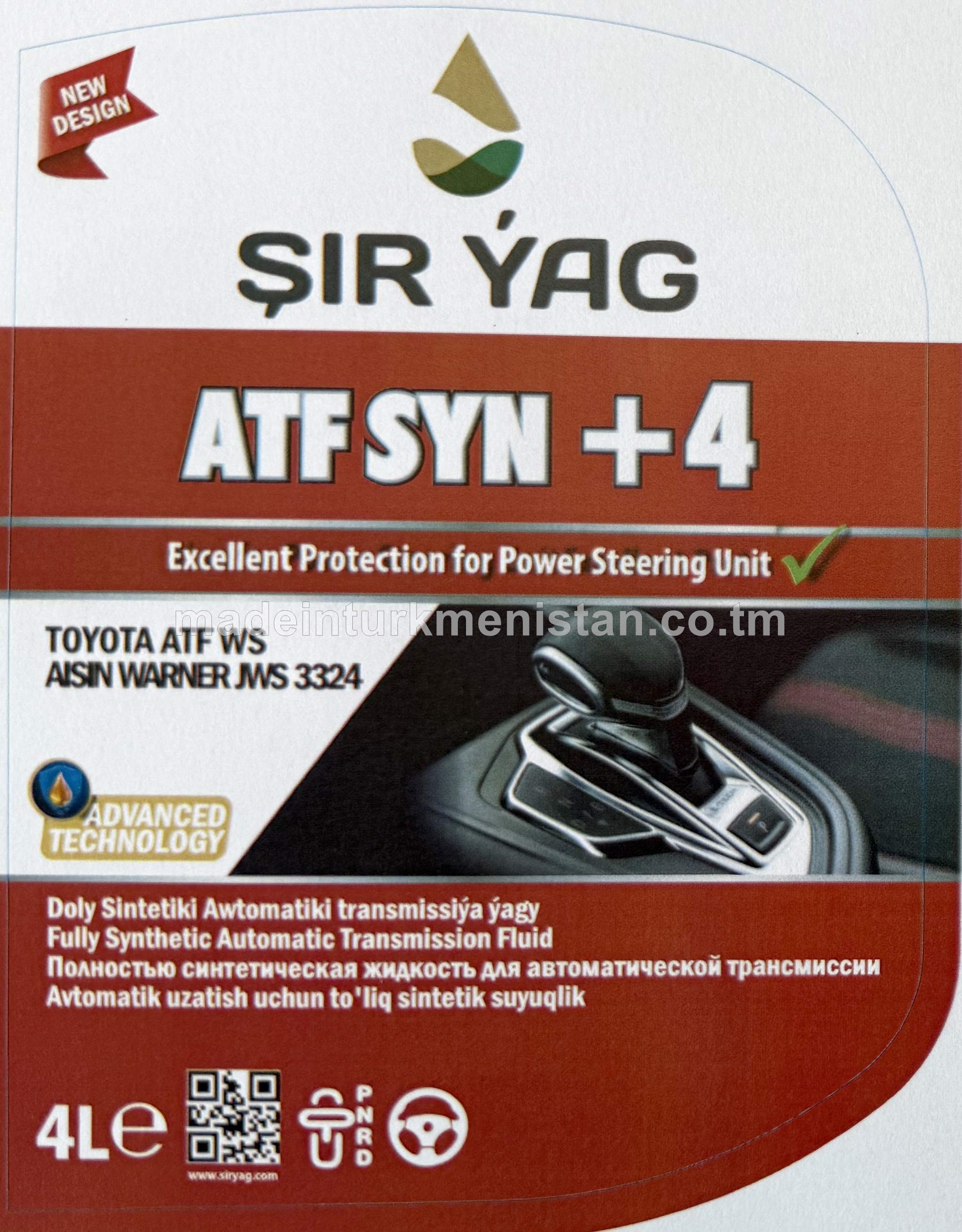 Doly Sintetiki Awtomatiki transmissiýa ýagy ATF SYN+ VI