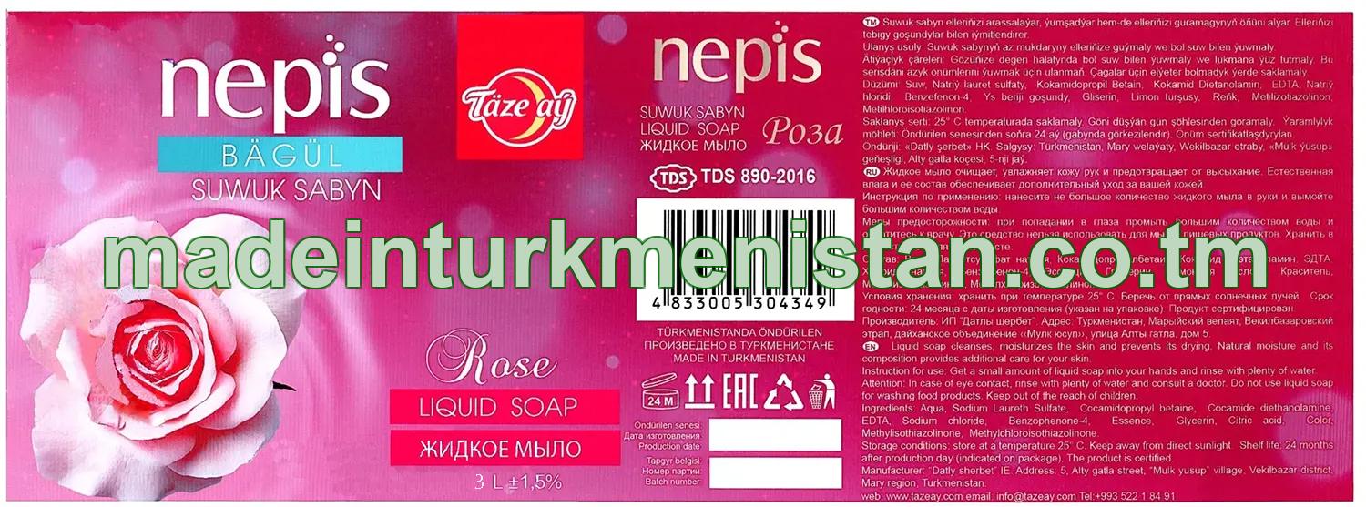 "nepis" suwuk sabyn bägül 