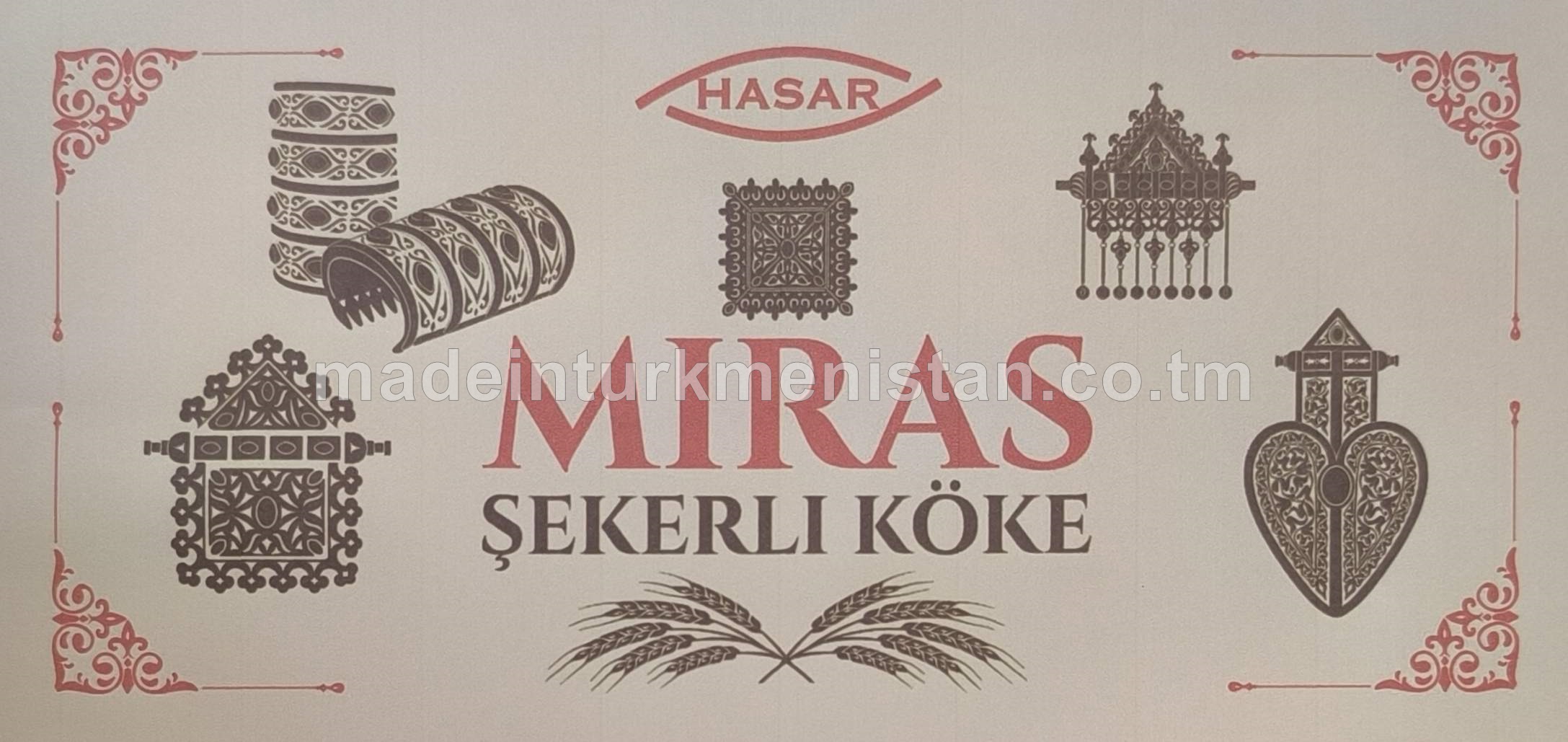 "Miras"şekerli köke, ýokary hilli bugdaý unundan