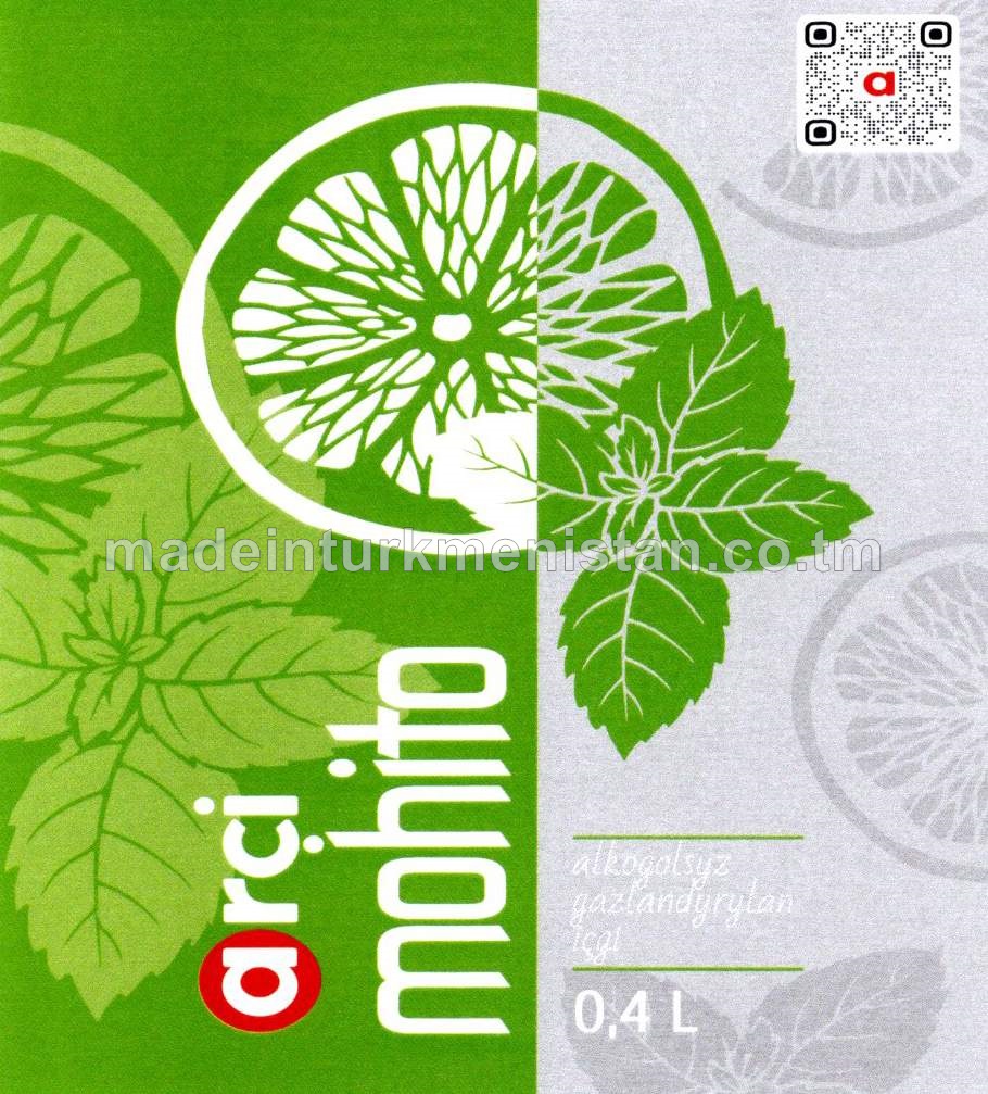 "Mohito" alkogolsyz gazlandyrylan içgi