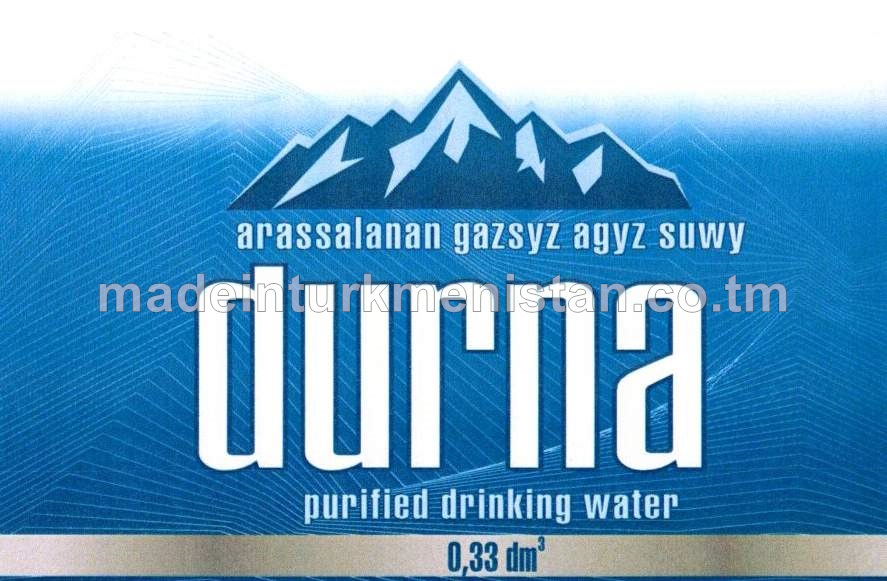 "durna" arassalanan gazsyz agyz suwy