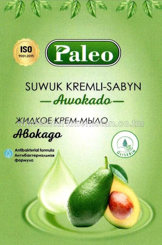 Suwuk kremli-sabyn "Awokado". Antibakterial formula