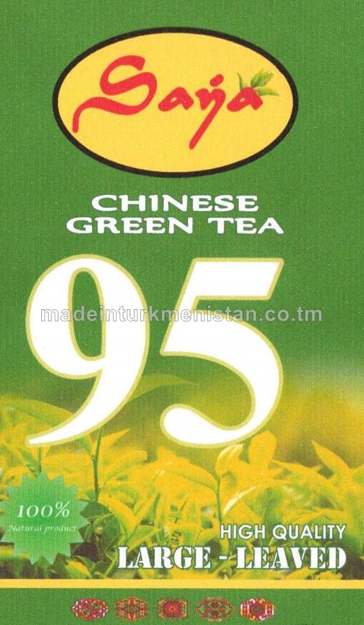 Iri ýaprakly 95 Hytaý gök çaýy 190 gram