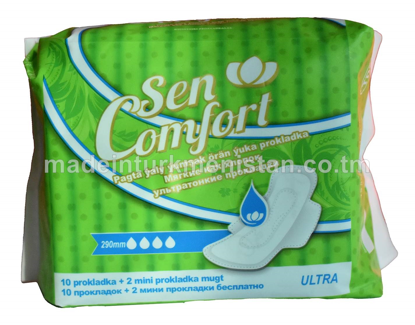 Pagta ýaly ýumşak örän ýuka prokladka 290mm