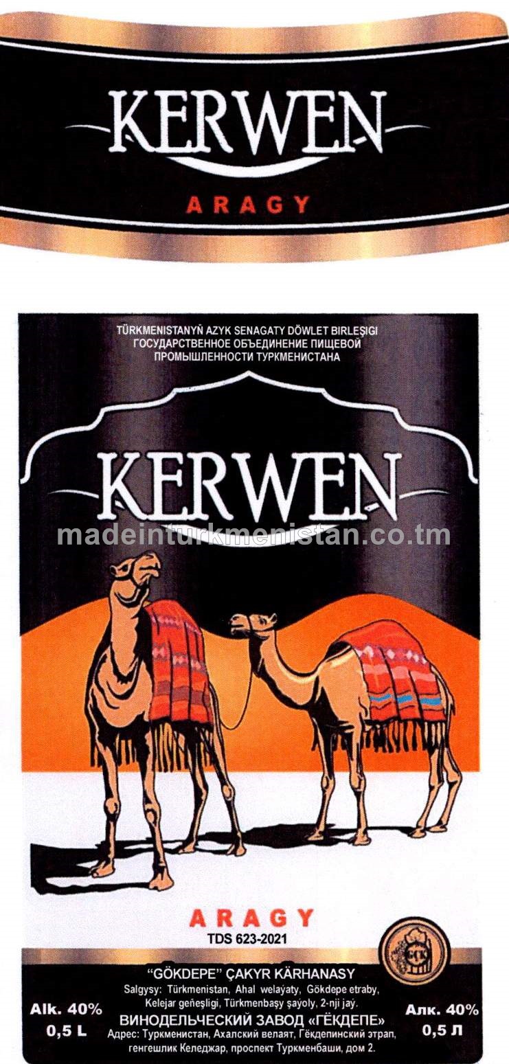 "Kerwen" aragy. Alk:40%