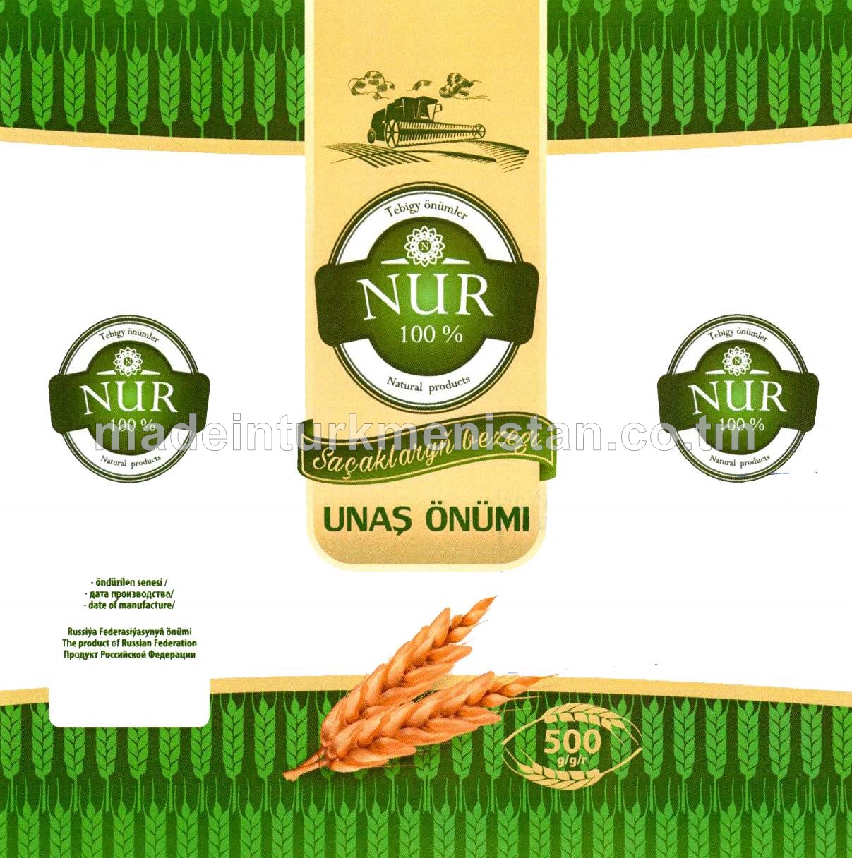 Unaş önümi, ýokary hilli (Russiýa Federasiýasynda öndürilen) 