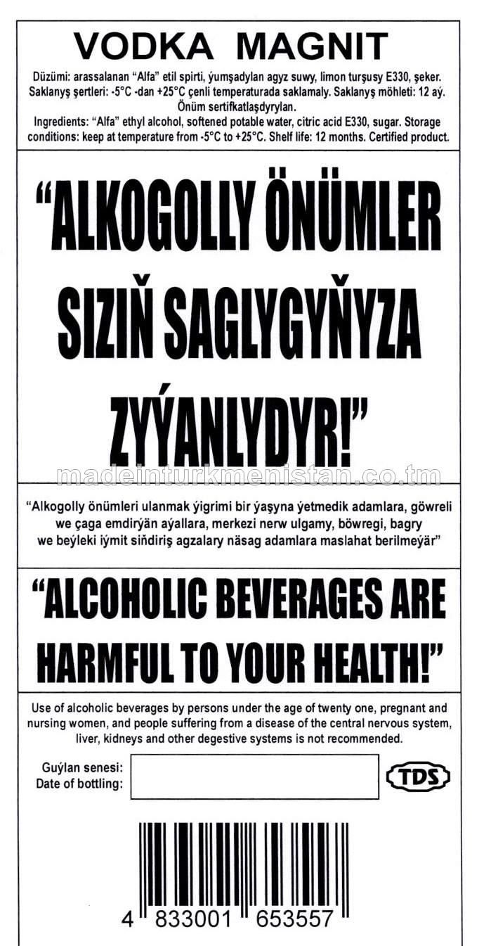 "Magnit" aragy. Alk:40%