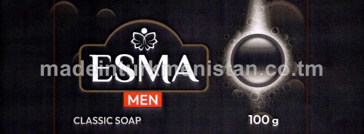 Erkekler üçin klassyky sabyn, hoşboý ysly