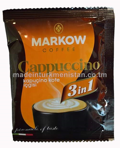Ereýän kofe içgisi kapuçino "Markow kofe" 3-de 1