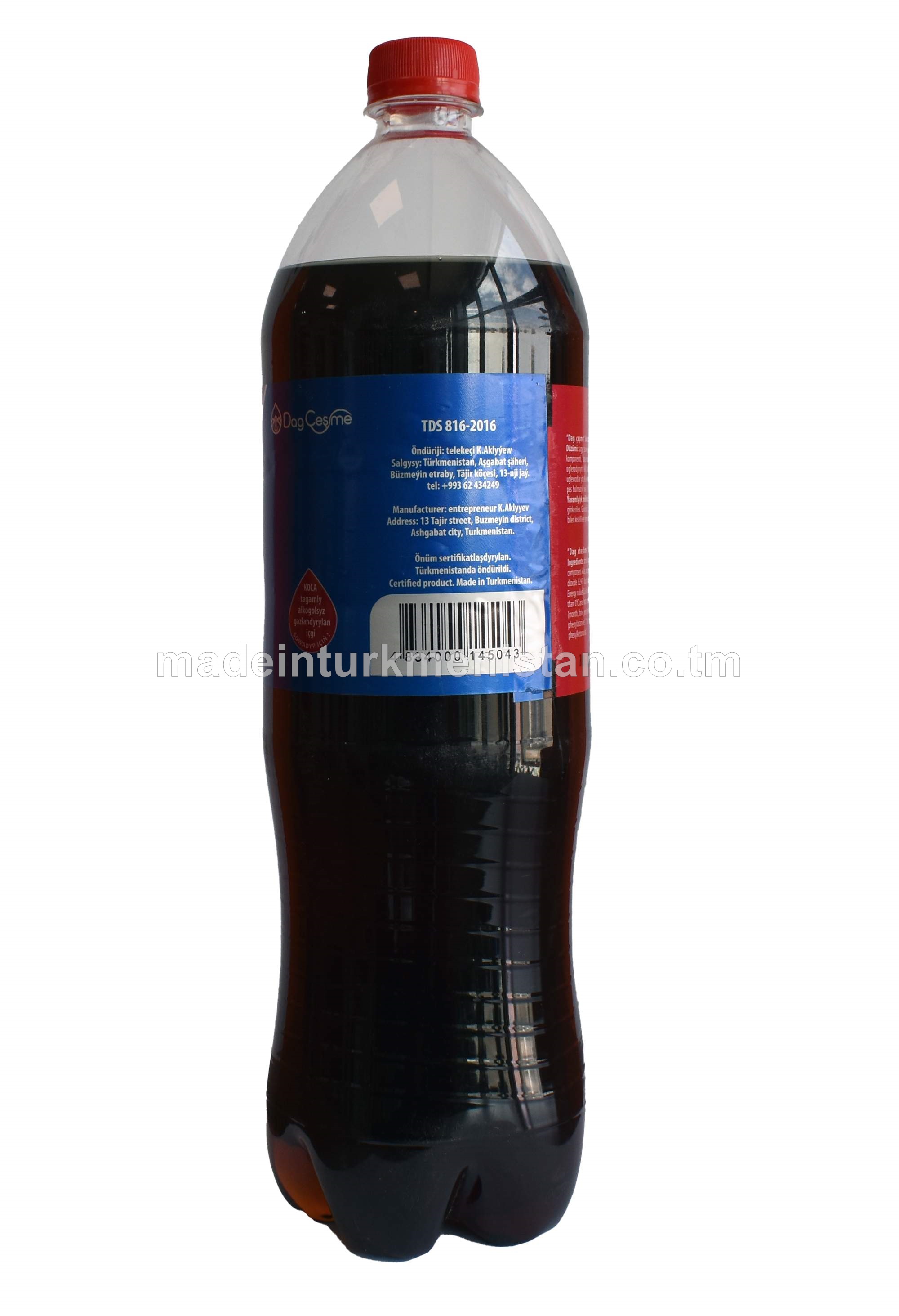 Kola tagamly alkogolsyz gazlandyrylan içgi