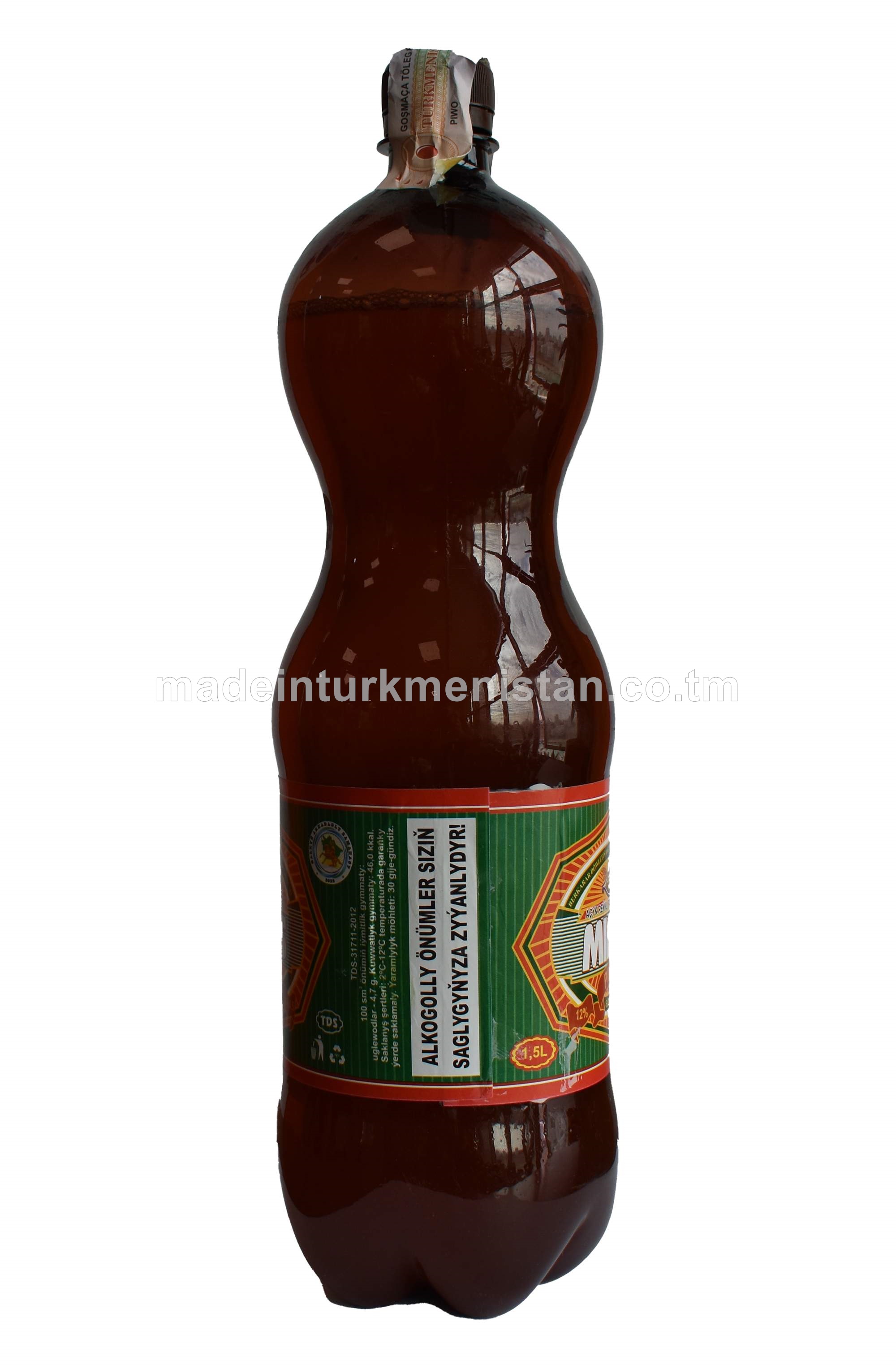 "Miras" açyk reňkli pasterizirlenen süzülen piwo