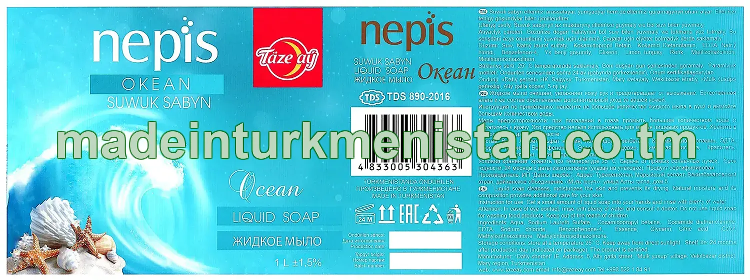 "nepis" suwuk sabyn okean 