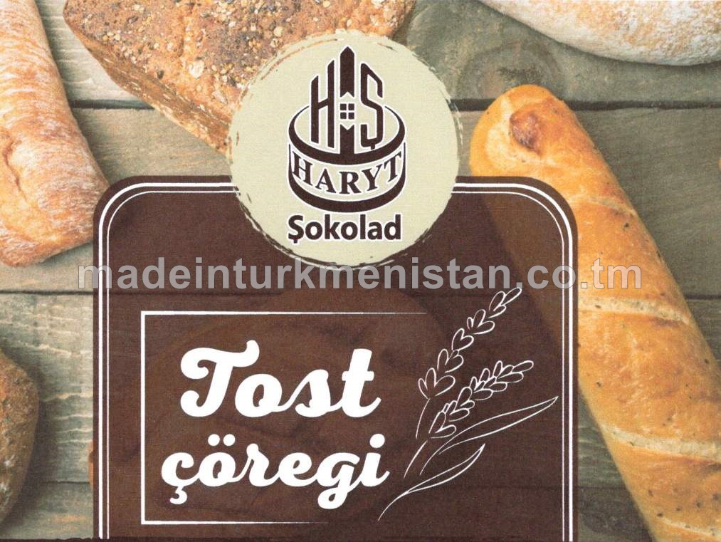 Tost çöregi, ýokary hilli bugdaý unundan