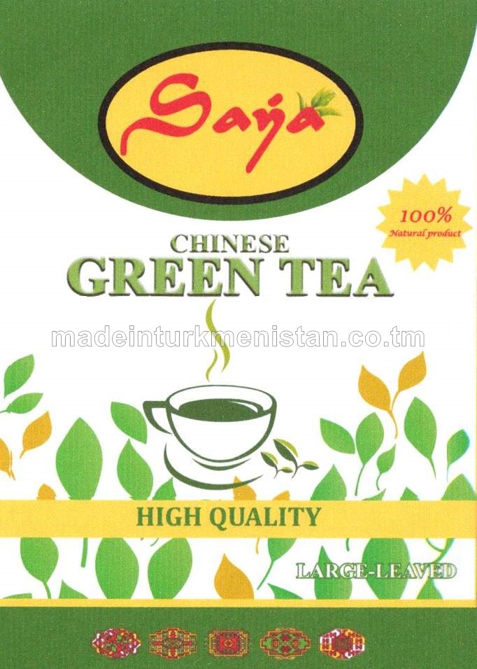 Iri ýaprakly Hytaý gök çaýy 190 gram