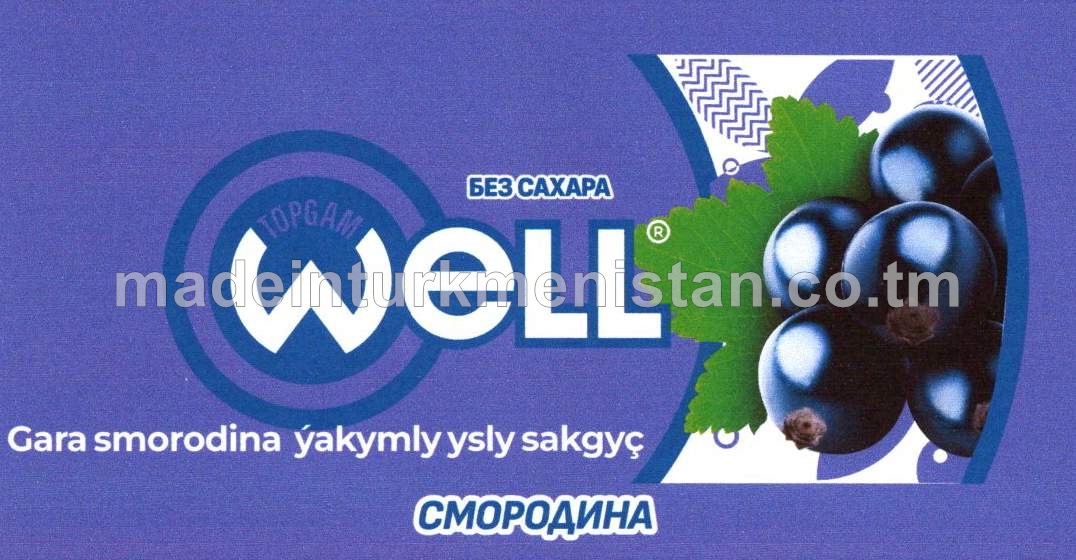 Gara smorodina ýakymly ysly sakgyç (2sany)