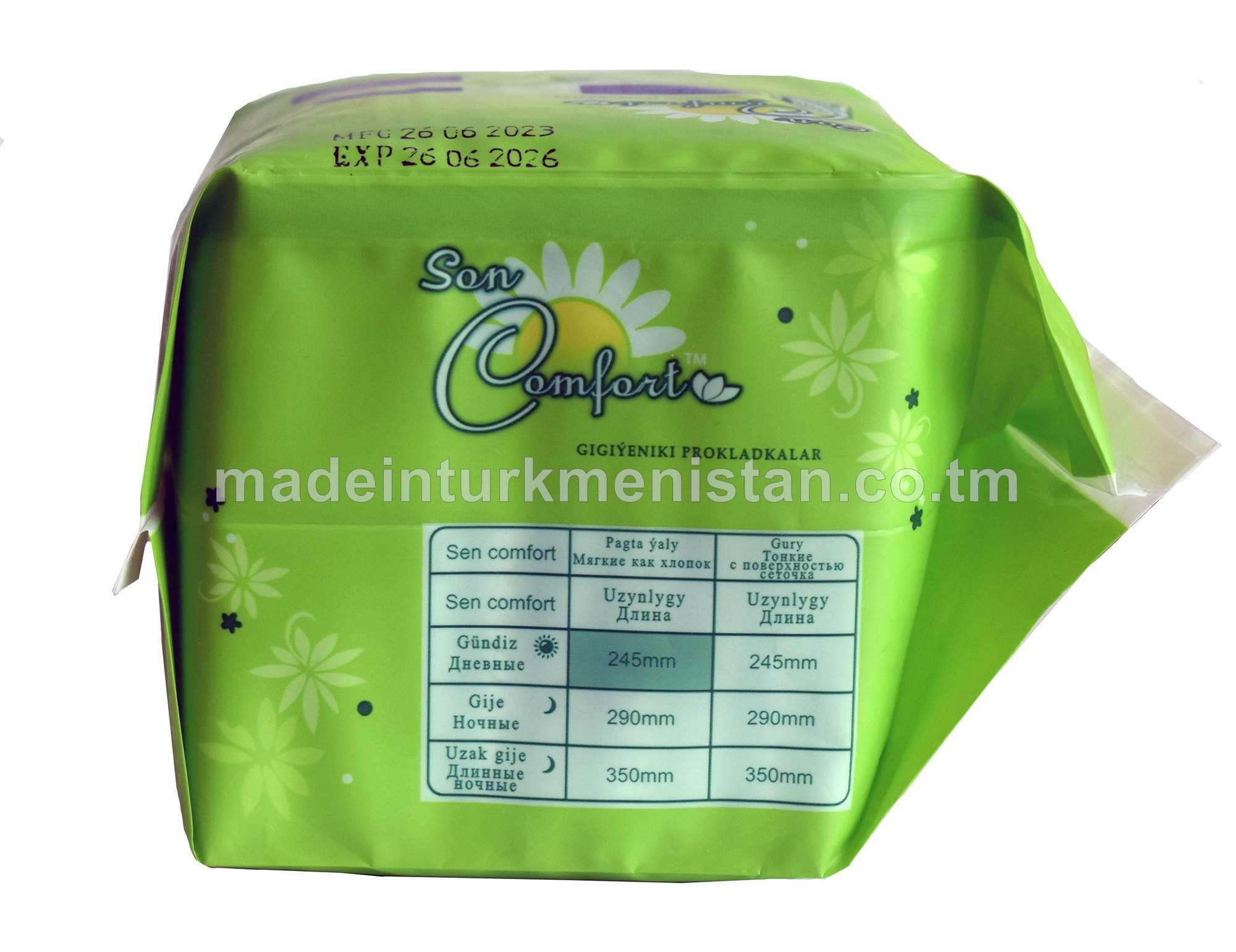 Pagta ýaly ýumşak prokladka 245mm