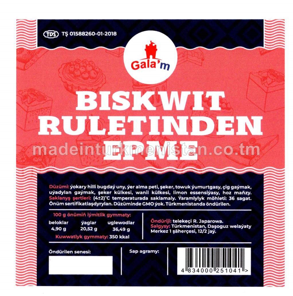 Biskwit ruletinden epme