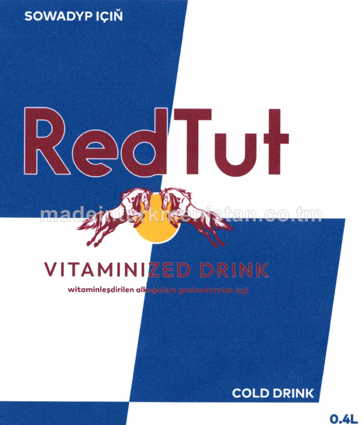 "RedTut" zirk hoşboý ysly witaminleşdirilen alkogolsyz gazlandyrylan içgi