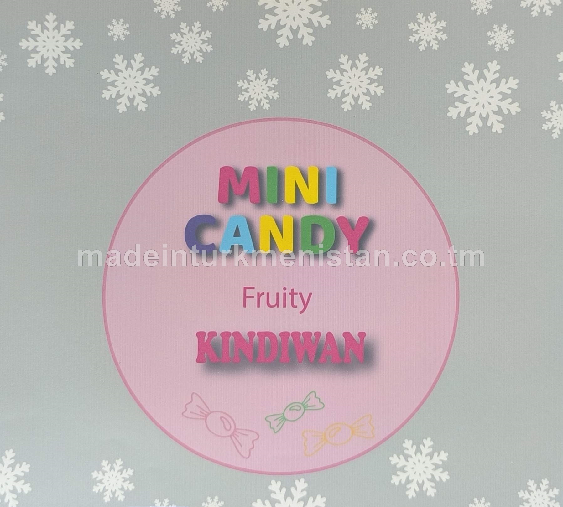"Mini candy" dürli ýakymly ysly karameller toplumy (ülje, alma, tokaý miweleri, pyrtykal)