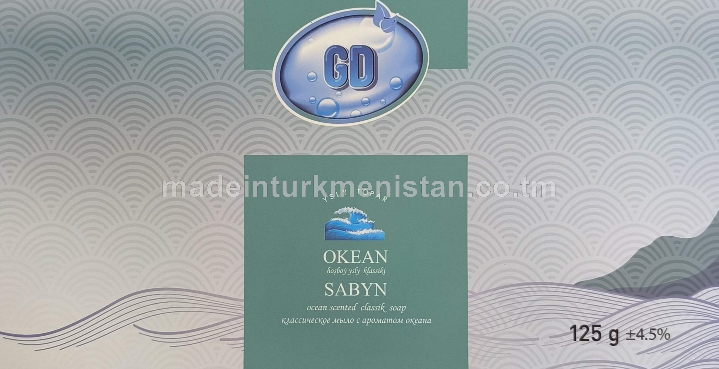 Okean hoşboý ysly klassiki sabyn