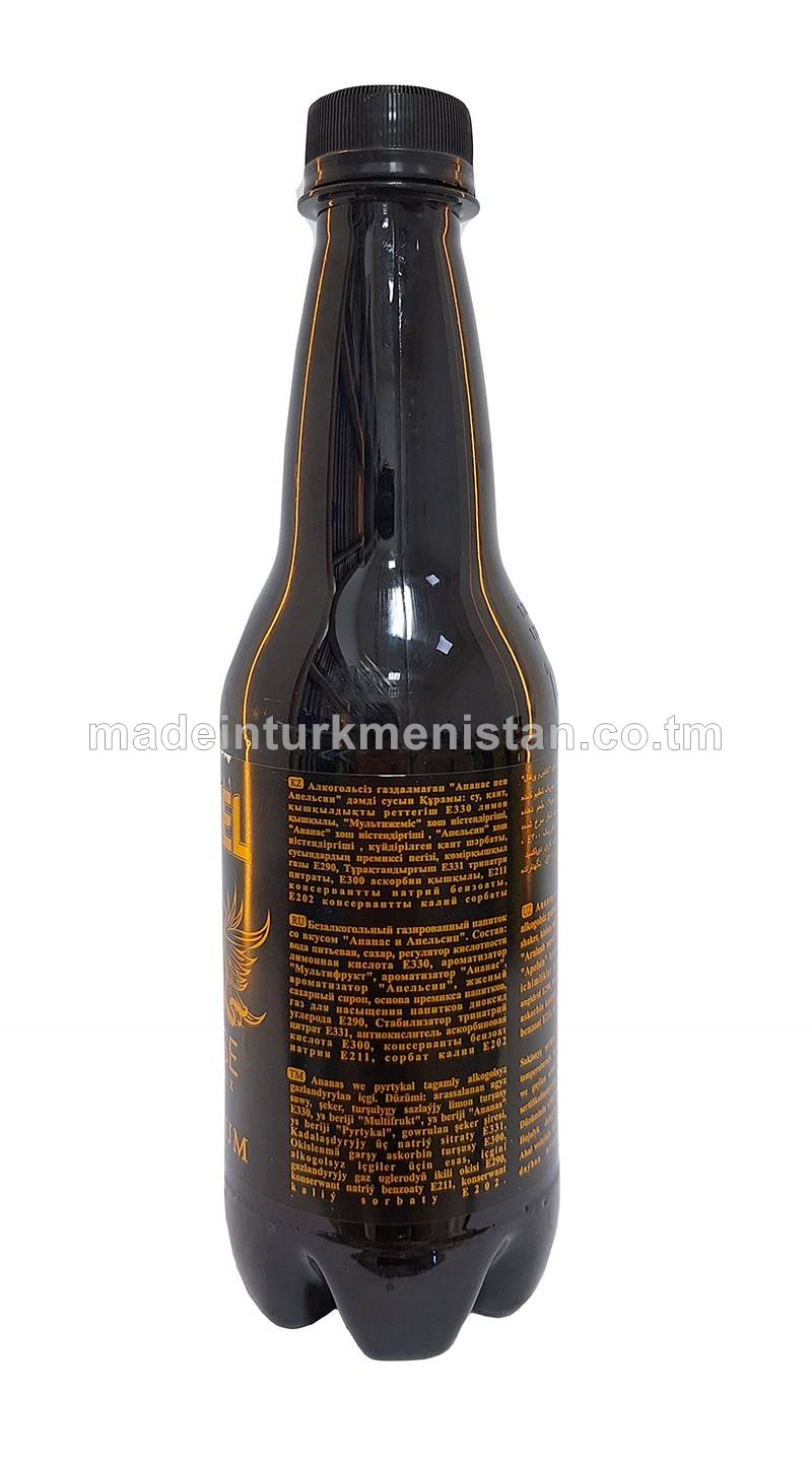 Ananas we pyrtykal tagamly alkogolsyz gazlandyrylan içgi