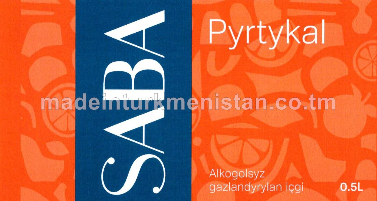 Pyrtykal alkogolsyz gazlandyrylan içgi